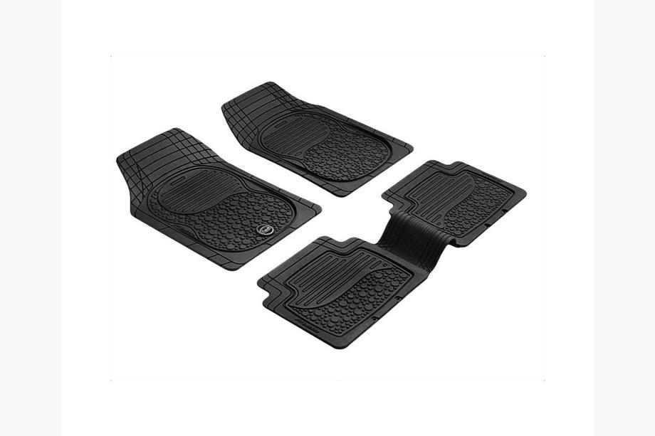 Universele rubber automatten (4 stuks, PUFI BUBBLE HB, zwart) Image