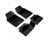 Universele rubberen automatten voor het interieur (set van 4, PUFI CLASSIC HB PLUS, zwart) foto 1