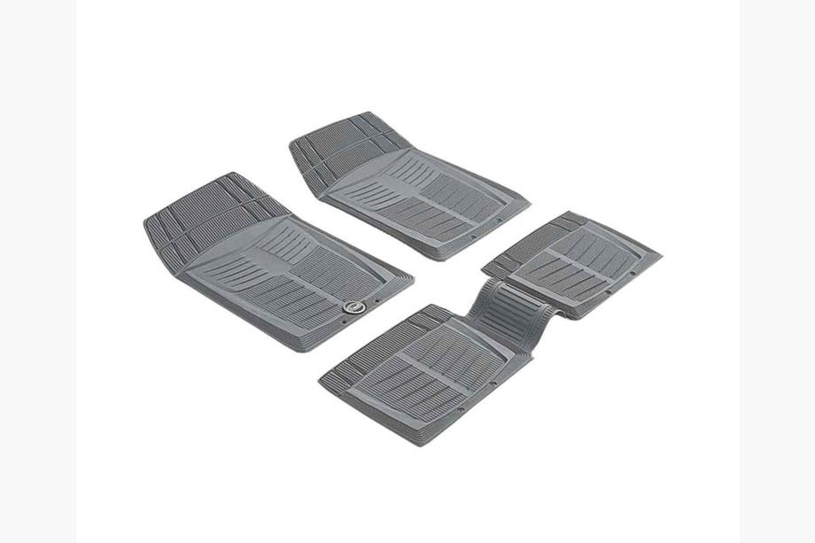Universele rubber automatten (set van 4, PUFI SMART, grijs) Image