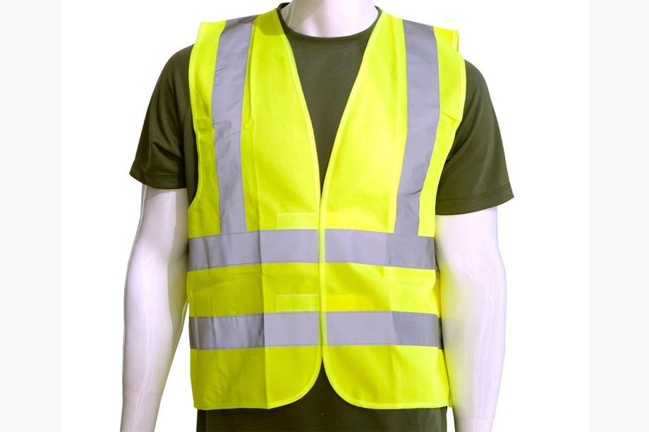 Reflecterend veiligheidsvest XL geel SH-023 SAPFIRE Foto 2