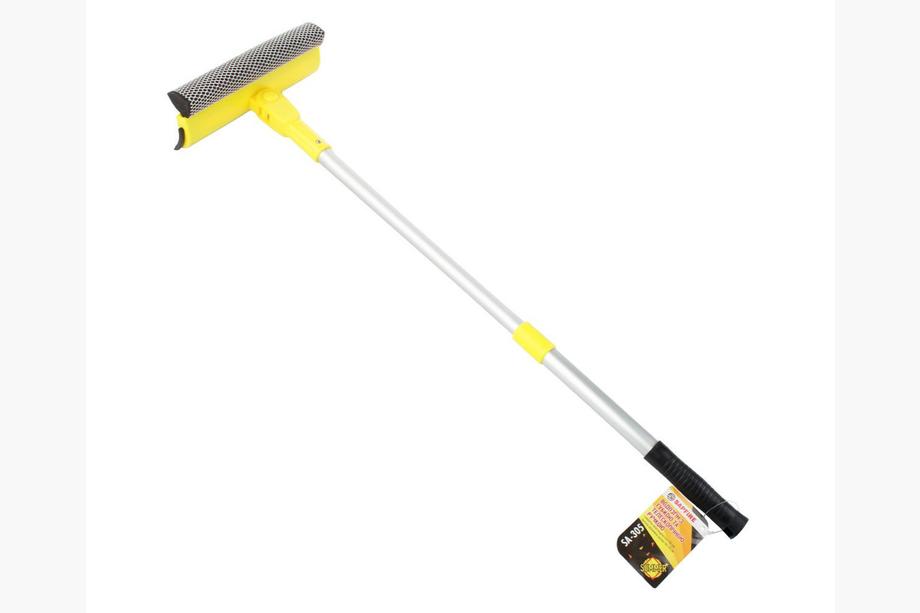 Watertrekker met schuimspons en telescopische steel 50-70 cm SAPFIRE Foto 1