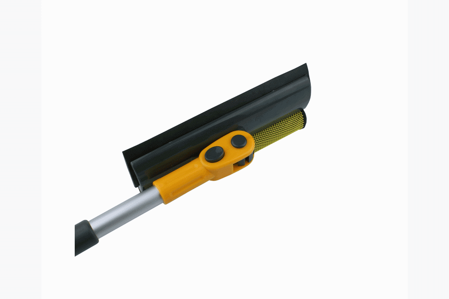 Watertrekker met TPR-rubber blad en spons, telescopische steel 50-70 cm SAPFIRE Foto 2