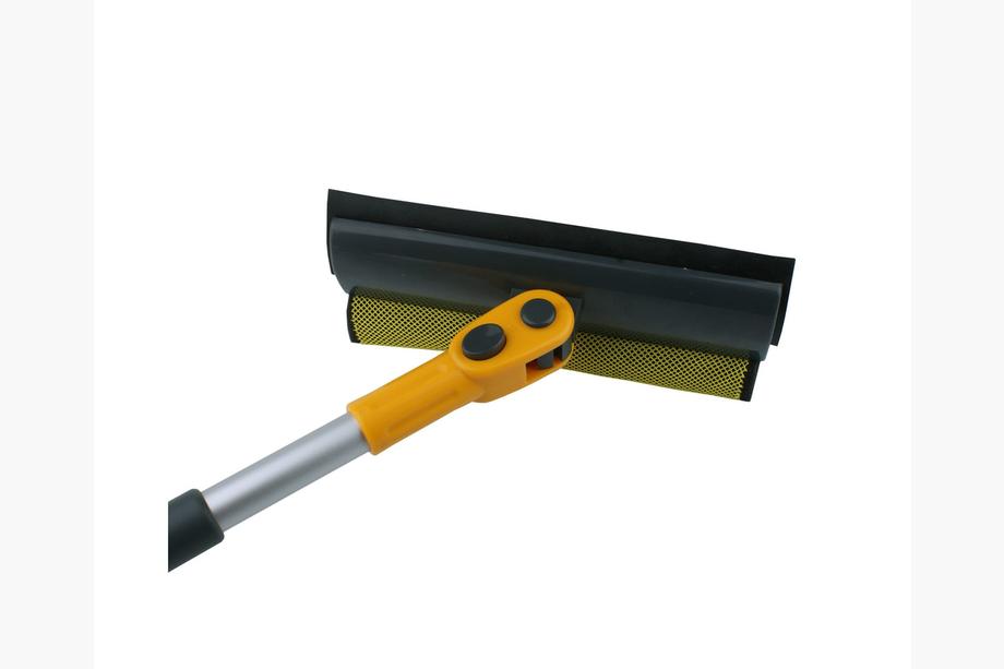 Watertrekker met TPR-rubber blad en spons, telescopische steel 50-70 cm SAPFIRE Foto 3