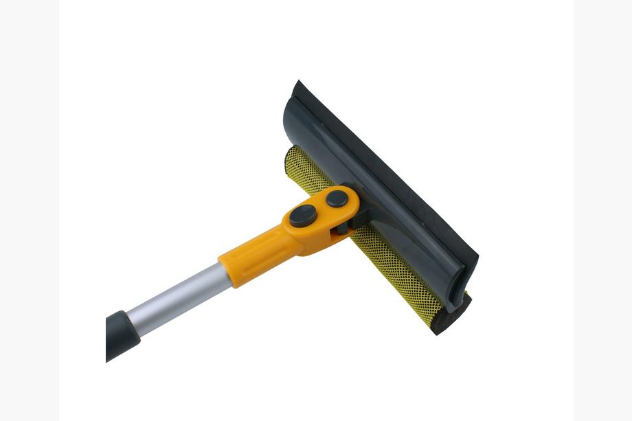 Watertrekker met TPR-rubber blad en spons, telescopische steel 50-70 cm SAPFIRE Foto 4