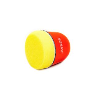 Sonax applicator met spons voor het aanbrengen van polijstmiddelen en wax foto 1