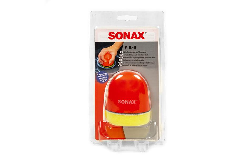 Sonax applicator met spons voor het aanbrengen van polijstmiddelen en wax Foto 3