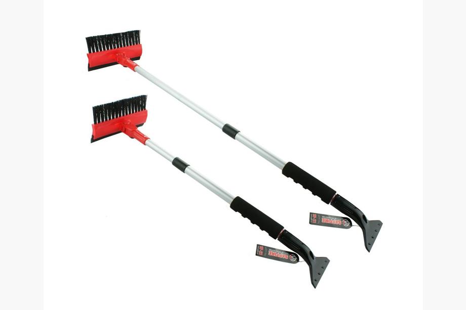 Sneeuwborstel met ijskrabber en telescopische aluminium steel 65-95 cm SF-21 SAPFIRE Foto 1