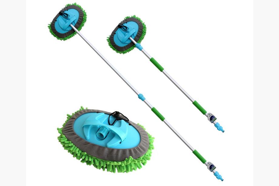 Teleskopische autowasmop met wateraansluiting 90-165 cm SAPFIRE Image