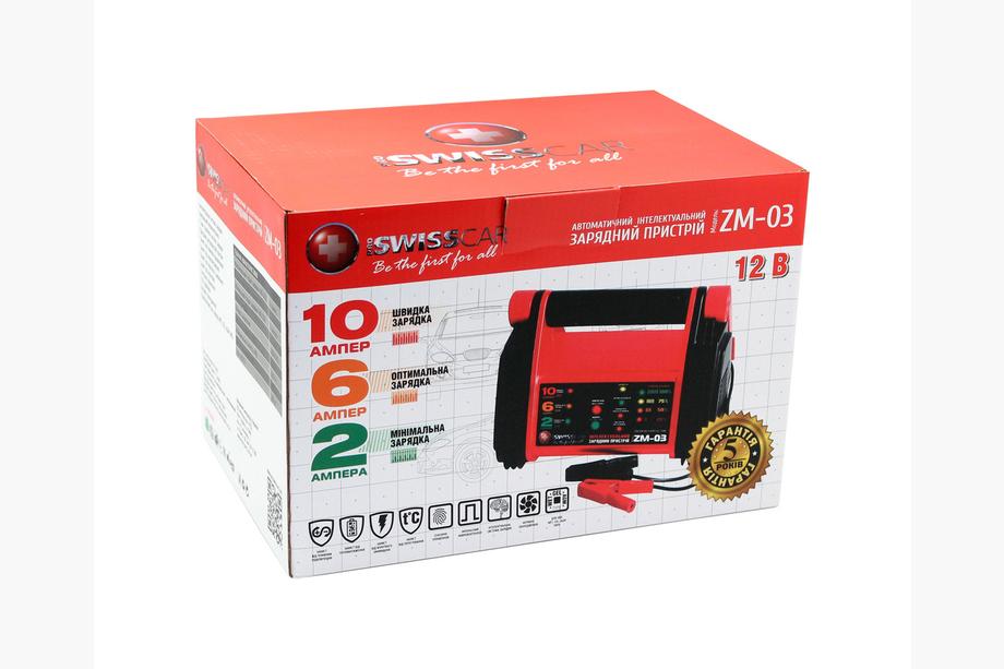 Automatische intelligente acculader ZM-03 PROSWISSCAR Foto 2