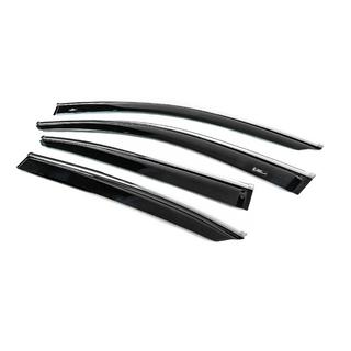 SD raamwindschermen met chromen sierlijst voor USA (4 stuks, HIC) Honda Accord IX 2013–2017 foto 2
