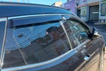 Infiniti FX 2008–2012 Raamdeflectoren met chroomstrip (set van 4, HIC) foto 1