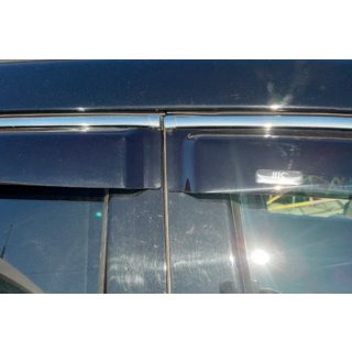 Raamdeflectoren met chroomstrip (set van 4, HIC) Infiniti FX 2008–2012 foto 3