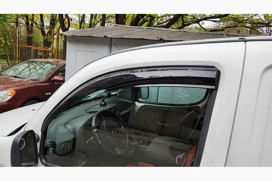 Fiat Doblo I 2001–2005 Raamwindschermen (set van 2, Sunplex Sport) Image