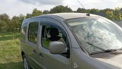 Renault Kangoo 2008–2020 Raamwindschermen (set van 2, Sunplex Sport) foto 4