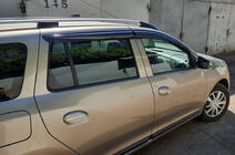 Dacia Logan MCV 2013–2020 Raamdeflectoren (4 stuks, Sunplex Sport) foto 4