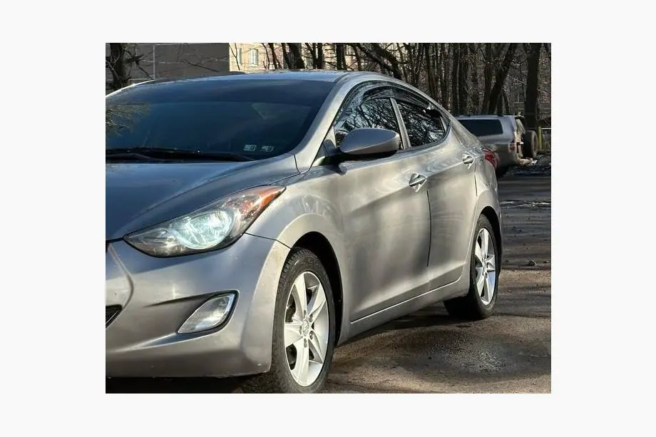 Hyundai Elantra (MD/UD) 2011–2015 Raamdeflectoren (4 stuks, Sunplex Sport) Image