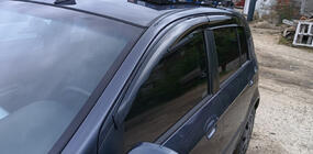 Hyundai Getz 2002– Raamdeflectoren (4 stuks, Sunplex Sport) foto 3