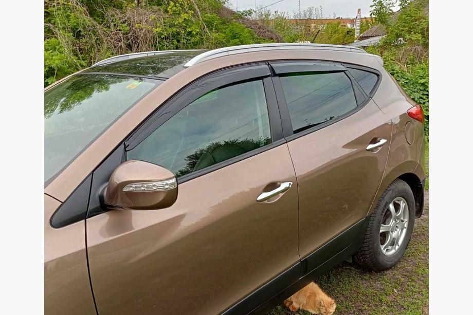 Hyundai IX-35 2010–2015 Raamdeflectoren (4 stuks, Sunplex Sport) Image