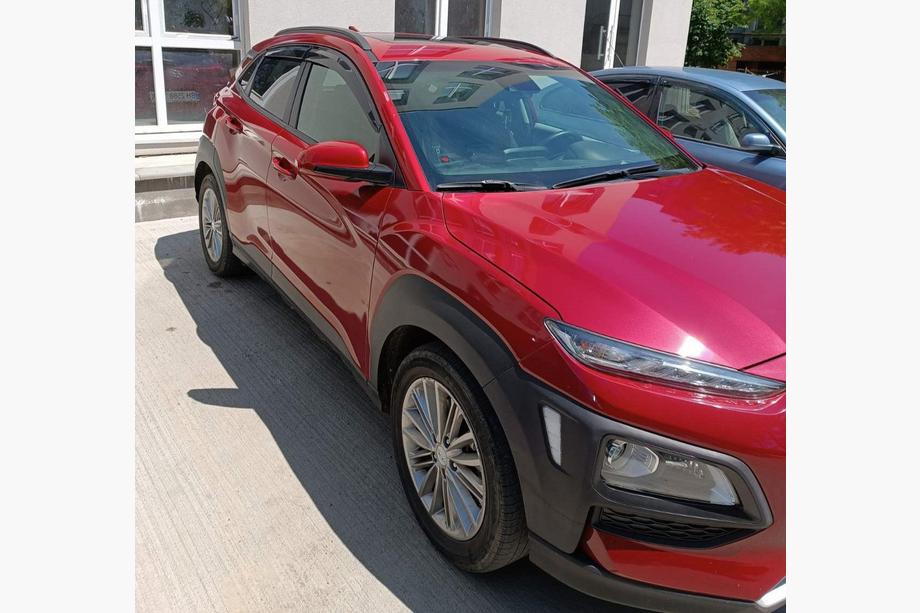 Hyundai Kona 2017–2023 Raamdeflectoren (4 stuks, Sunplex Sport) Foto 12