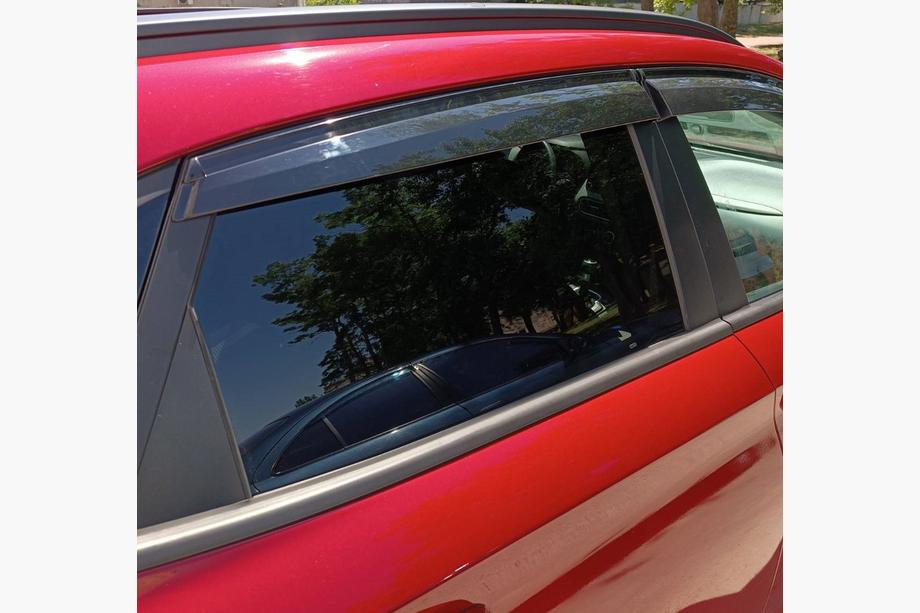 Hyundai Kona 2017–2023 Raamdeflectoren (4 stuks, Sunplex Sport) Foto 6