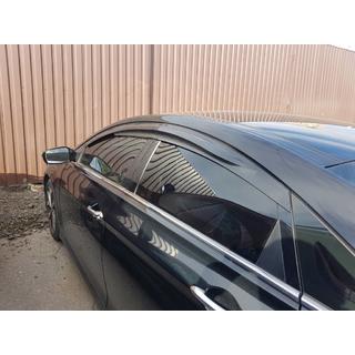Raamdeflectoren (4 stuks, Sunplex Sport) Hyundai Sonata YF 2010–2014 foto 1