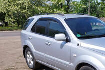 Kia Sorento I BL 2002–2009 Raamdeflectoren (4 stuks, Sunplex Sport) foto 8