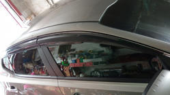 Kia Optima 2010–2016 Raamdeflectoren (4 stuks, Sunplex Sport) foto 2