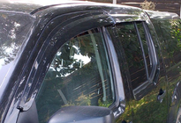 Nissan Navara 2006–2015 Raamdeflectoren (4 stuks, Sunplex Sport) foto 10