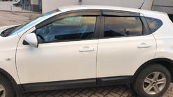 Nissan Qashqai 2010–2014 Raamdeflectoren (4 stuks, Sunplex Sport) foto 1