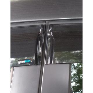 Raamloze winddeflectoren HB/SD (4 stuks, Sunplex Sport) Opel Astra J 2009–2015 foto 3