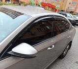 Skoda Octavia III A7 2013–2019 Raamwindschermen LiftBack (4 stuks, Sunplex Sport) foto 3
