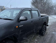 Toyota Hilux 2006–2015 Raamdeflectoren (4 stuks, Sunplex Sport) foto 7