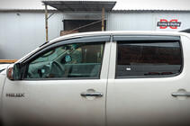 Toyota Hilux 2006–2015 Raamdeflectoren (4 stuks, Sunplex Sport) foto 3