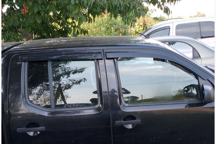 Volkswagen Amarok 2010–2022 Raamdeflectoren (4 stuks, Sunplex Sport) Foto 10