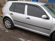 Volkswagen Golf 4 1997–2006 Raamwindschermen HB (set 4 stuks, Sunplex Sport) foto 3