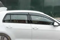 Volkswagen Golf 7/E-Golf 2012–2020 Raamwindschermen HB (set 4 stuks, Sunplex Sport) foto 3