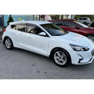 Raamwindschermen met chromen sierlijst HB/SD (4 stuks, Sunplex Chrome) Ford Focus IV 2018– foto 1