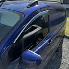 Ford Courier 2014–2023 Raamdeflectoren met chromen sierlijst (4 stuks, Sunplex Chrome) foto 4