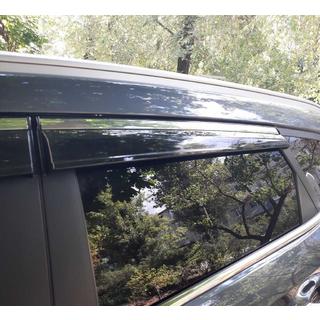Raamdeflectoren met chromen sierlijst (4 stuks, Sunplex Chrome) Hyundai Tucson TL 2016–2021 foto 2