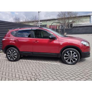 Raamdeflectoren met chromen sierlijst (4 stuks, Sunplex Chrome) Nissan Qashqai 2007–2010 foto 4