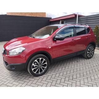 Raamdeflectoren met chromen sierlijst (4 stuks, Sunplex Chrome) Nissan Qashqai 2010–2014 foto 4