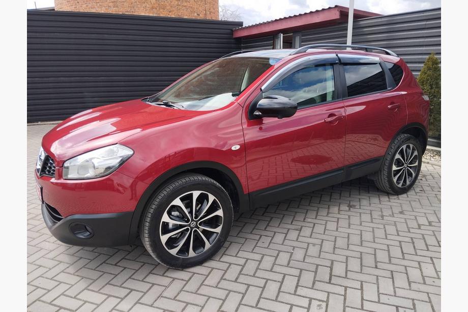 Nissan Qashqai 2010–2014 Raamdeflectoren met chromen sierlijst (4 stuks, Sunplex Chrome) Foto 4