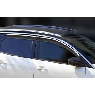 Raamdeflectoren met chromen sierlijst (4 stuks, Sunplex Chrome) Peugeot 3008 2016–2023 foto 2
