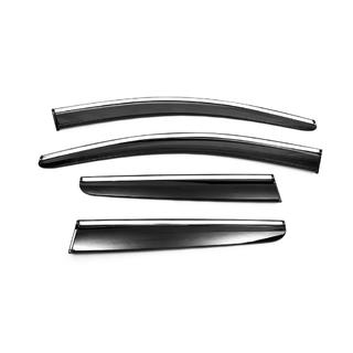 Raamdeflectoren met chromen sierlijst (4 stuks, Sunplex Chrome) Peugeot 3008 2016–2023 foto 3