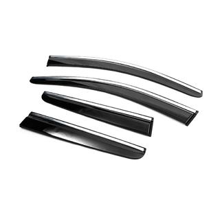 Raamdeflectoren met chromen sierlijst (4 stuks, Sunplex Chrome) Peugeot 3008 2016–2023 foto 4