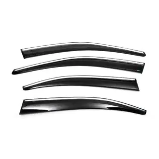 Winddeflectoren met chromen sierlijst Liftback (4 stuks, Sunplex Chrome) foto 1
