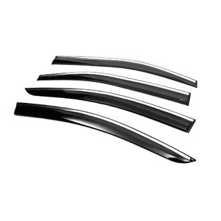 Raamdeflectoren met chromen sierlijst (4 stuks, Sunplex Chrome) Toyota Corolla 2019– foto 2