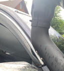 Toyota Hilux 2006–2015 Raamdeflectoren met chromen sierlijst (4 stuks, Sunplex Chrome) foto 4