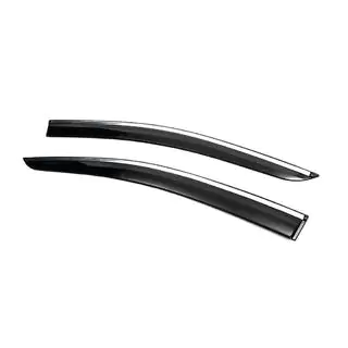 Raamwindschermen met chromen sierlijst (2 stuks, Sunplex Chrome) Volkswagen Caddy 2020– foto 4