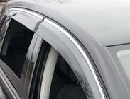 Volkswagen Golf 6 2008–2014 Raamwindschermen met chroomstrip HB (4 st., Sunplex Chrome) foto 7